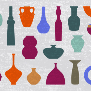 Dekorace porcelánu na Den Země